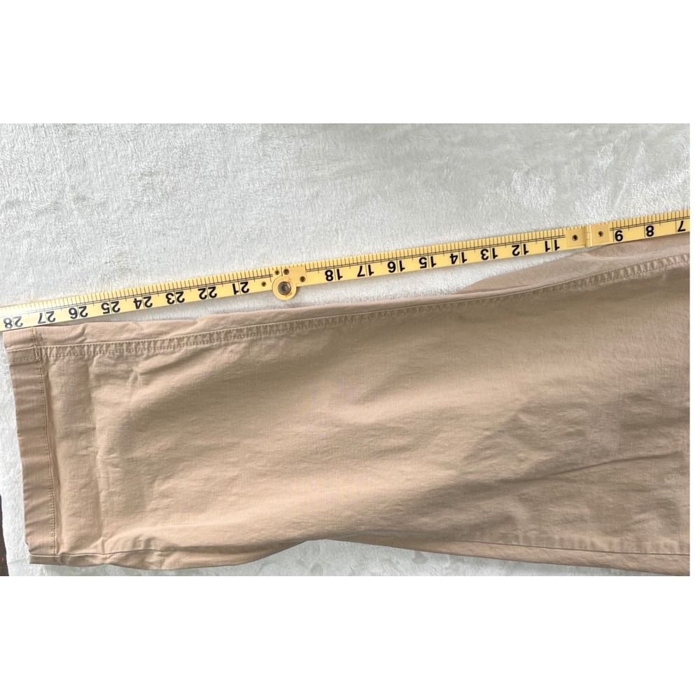 Ava & Viv Womens 16W Khaki Tan Utility Pants Elastic Waist Tapered Leg VN1111626 - Picture 7 of 7